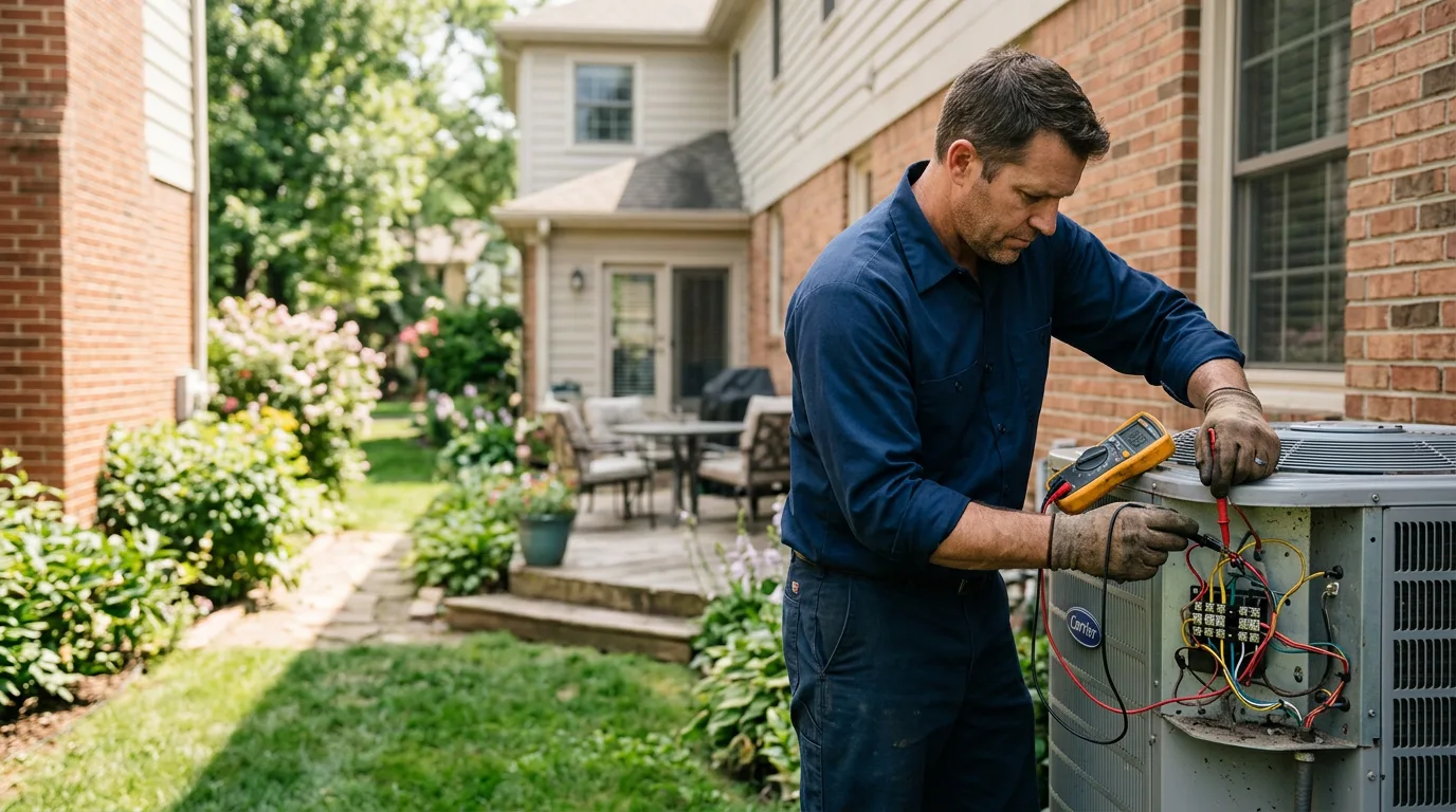HVAC technician working near Eustis, NE
